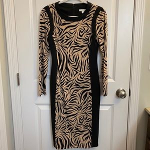 S NY&Co sexy animal print dress